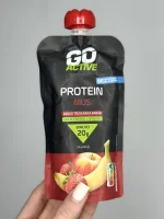 Мус протеїновий зі смаком банан-яблуко-полуниця Go Active 180 г
