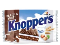 Вафлі в чорному шоколаді з горіхом Knoppers 25 г
