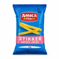 Чипси без глютену у формі картоплі фрі Amica 150 г