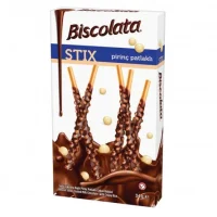 Соломка в молочному шоколаді з рисовими кульками Biscolata 35 г