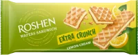 Вафлі кранчі зі смаком лимона Roshen 142 г