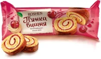 Рулет бісквітний п'янка вишня Roshen 180 г