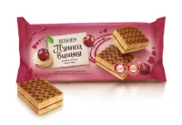 Бісквітні тістечка п'янка вишня Roshen 300 г