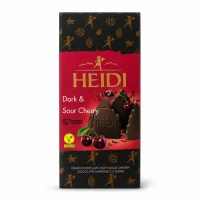 Шоколад чорний з вишнею Heidi 80 г