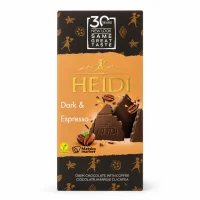 Шоколад чорний з кавою Heidi 80 г