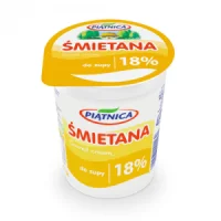 Сметана 18% жовта Piatnica 400 г