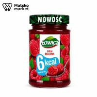 Джем малиновий низькокалорійний Lowicz 200 г