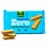 Вафлі шоколадні без цукру веганські Gullon 180 г