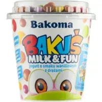 Йогурт з драже Bakus Bacoma 135 г