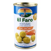 Оливки фаршировані лососем El Faro 350 Г