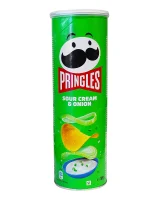 Чипси з сметаною та зеленою цибулею Pringles 165 г