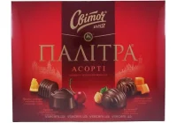 Цукерки Палітра шоколад молочний 200 г