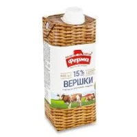 Вершки  15%  Ферма 505 г