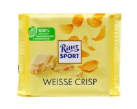 Шоколад білий з кукурудзяними пластівцями Ritter Sport 100 г