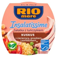 Салат з тунцем кускус з нутом, зеленим горошком, помідорами Rio mare 160 г