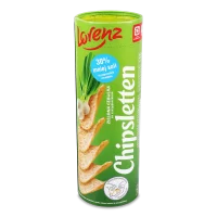Чипси зі смаком зеленої цибулі Chipsletten Lorenz 100 г