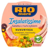 Салат з тунцем з кукурудзою, горошком, морквою, і оливками Rio mare 160 г