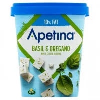 Сир фета порізана кубиками з базиліком та орегано Arla Apetina 200 г