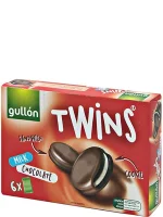 Печиво сендвінч в молочному шоколаді Twins Gullon 252 г