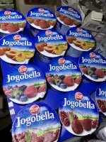Йогурт в асортименті персик, вишня, полуниця, лісова ягода Jogobella 400 г