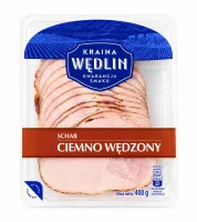 Нарізка корейки темного копчення Kraina Wedlin 400 г