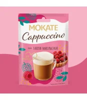 Капучино зі смаком малинової тарти Mokate 40 г